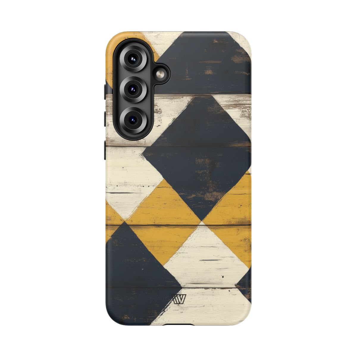 Tough Phone Case Dual-Layer Protection Farmhouse Wood