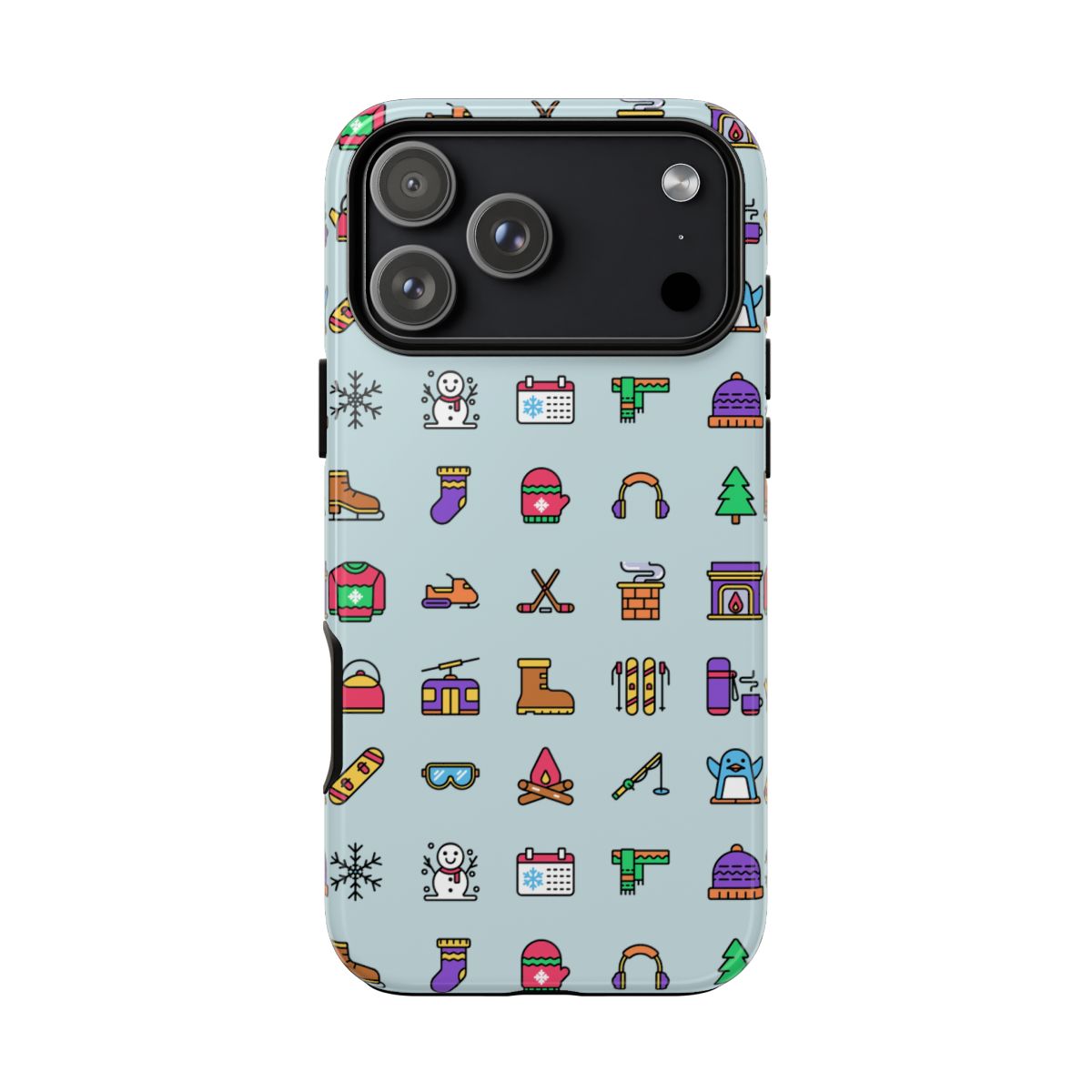 Tough Phone Case Dual-Layer Protective WINTER ICONS