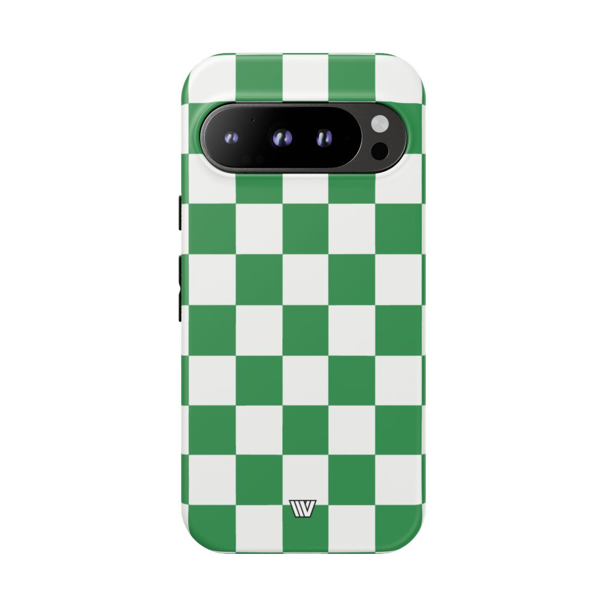 Green White Checkerboard Tough Phone Case