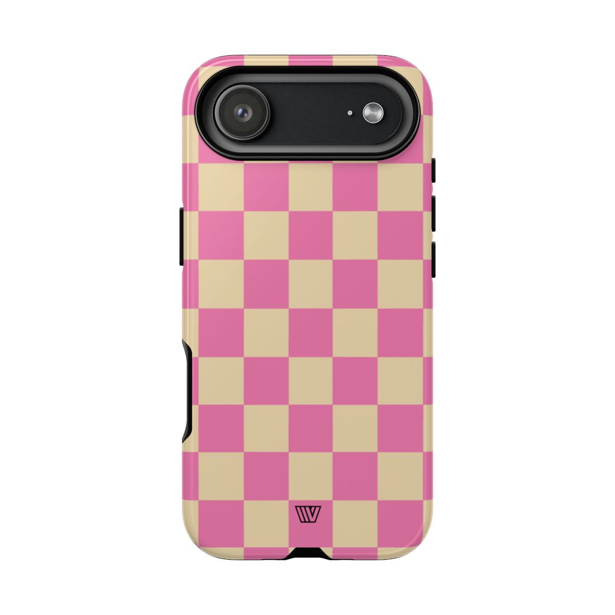 Pink Tan Checkered Tough Phone Case Trovvve