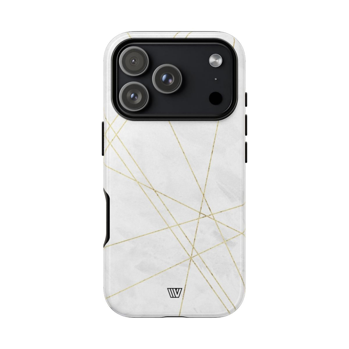 Tough Phone Case Impact Resistant Dual-Layer Shell GOLD LINES
