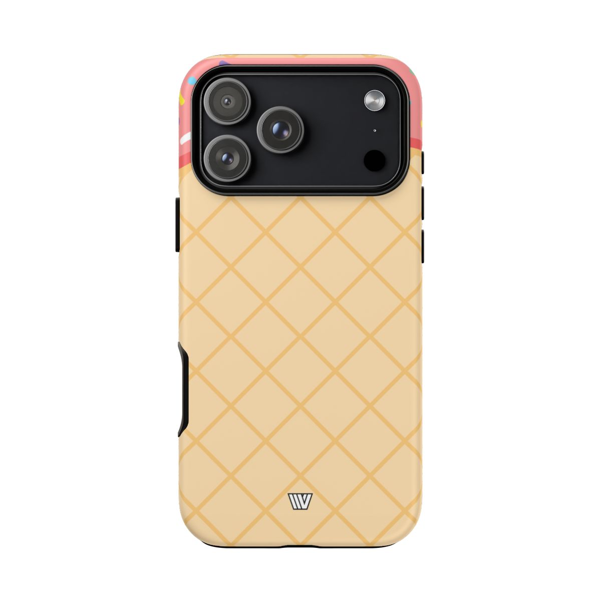 Ice Cream Cone Tough Phone Case Dual-Layer Protection