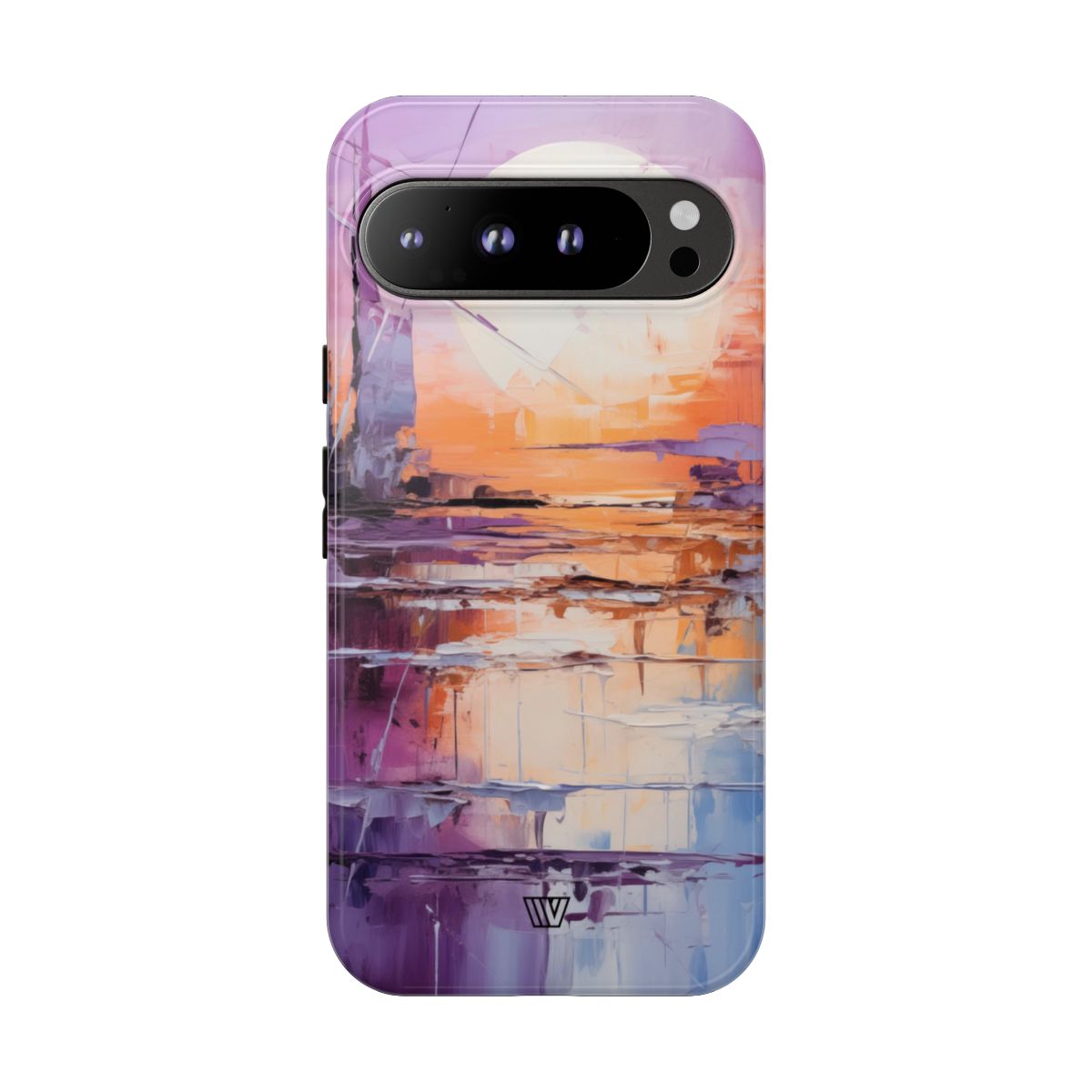 Acrylic Sunset Tough Phone Case Dual-Layer Protection