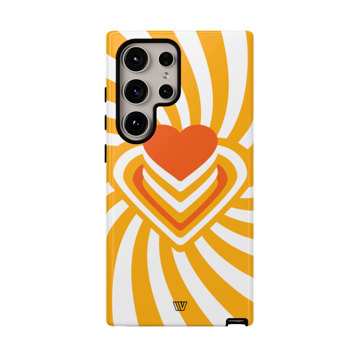 Tough Impact-Resistant Phone Case HEART RAY STACK