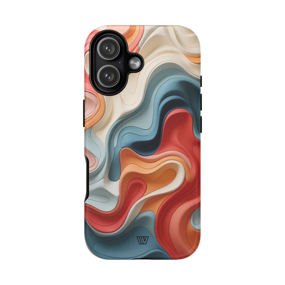 3D Colorful Clay Tough Phone Case