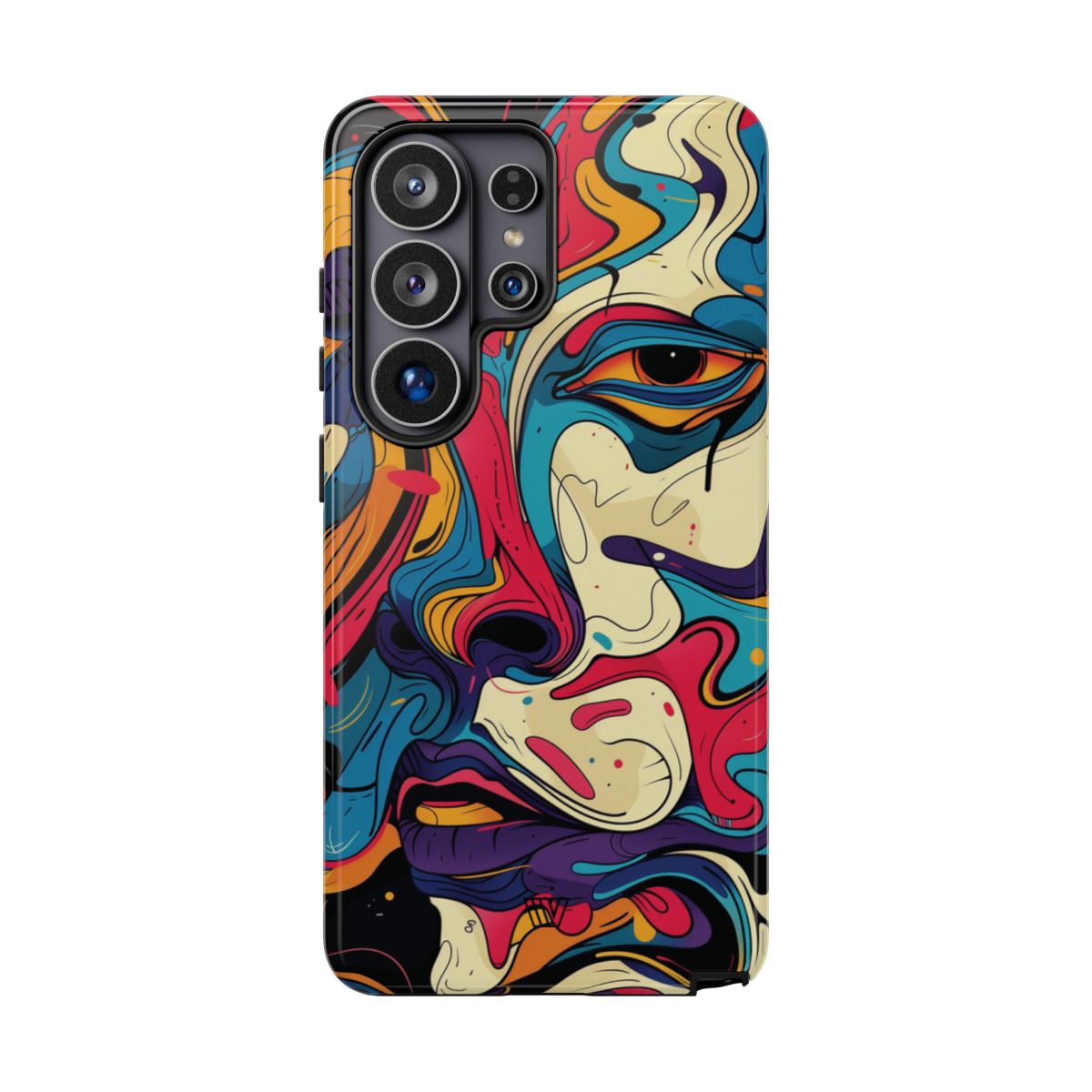Tough Impact Resistant Phone Case ABSTRACT GAZE