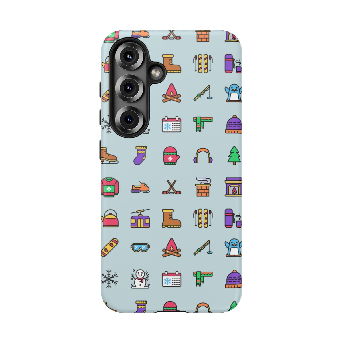 Tough Phone Case Dual-Layer Protective WINTER ICONS