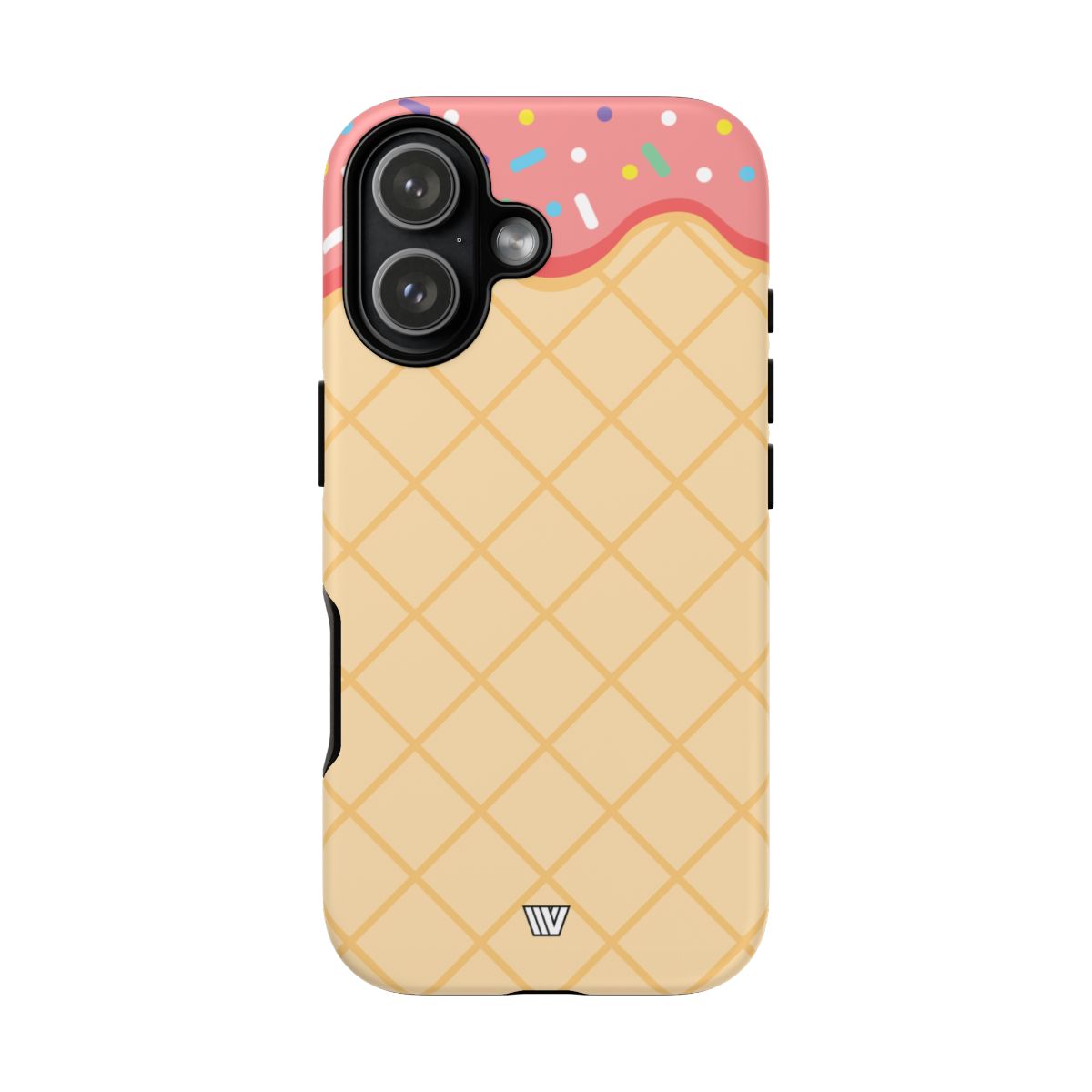 Ice Cream Cone Tough Phone Case Dual-Layer Protection