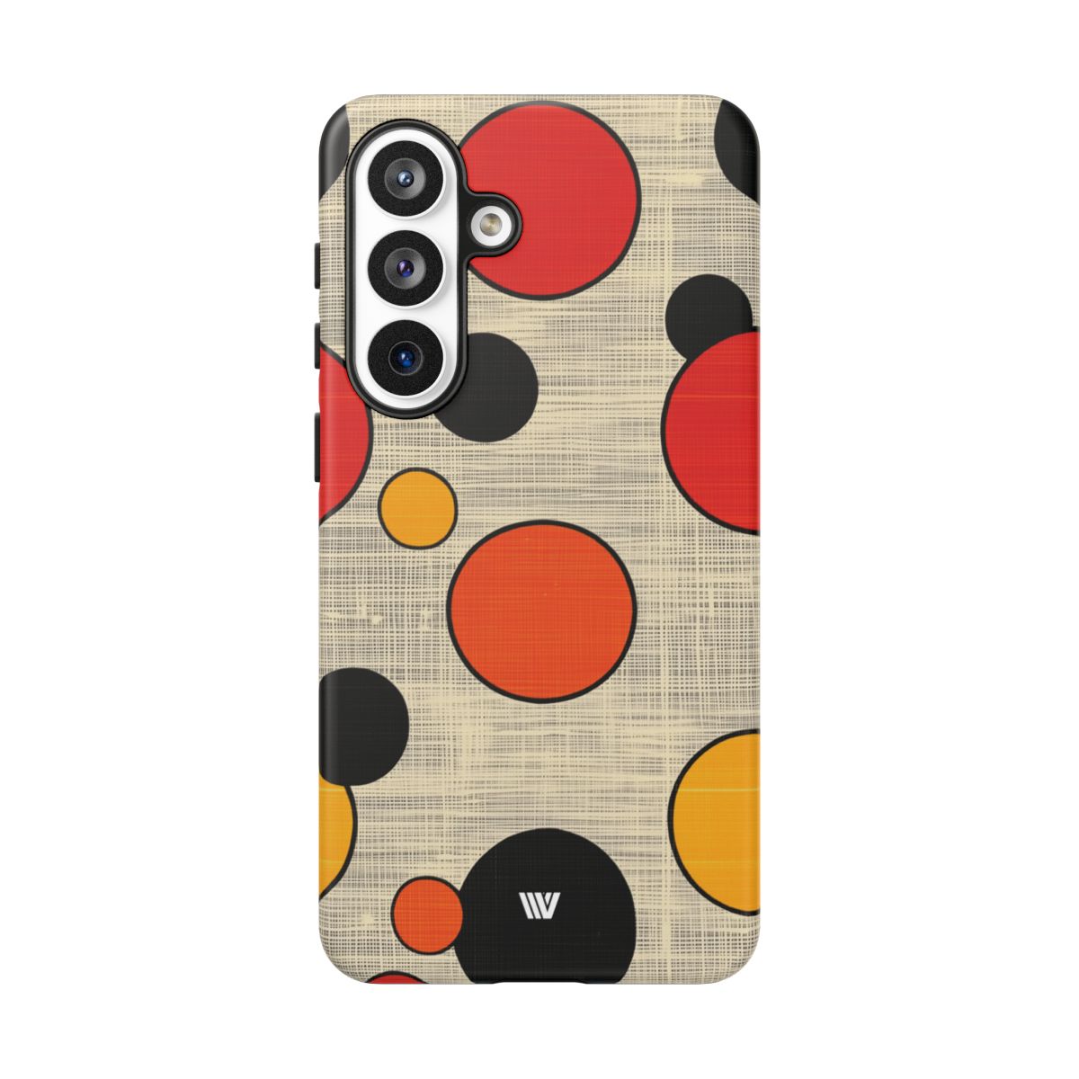Tough Phone Case Mid-Century Dots Protective Cover