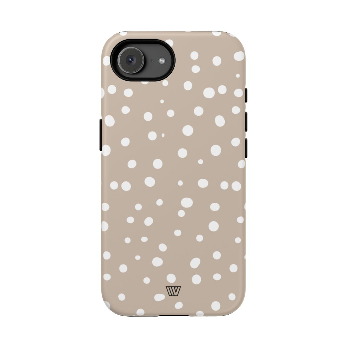 Beige Dots Tough Phone Case Dual-Layer Protective Shell Trovvve