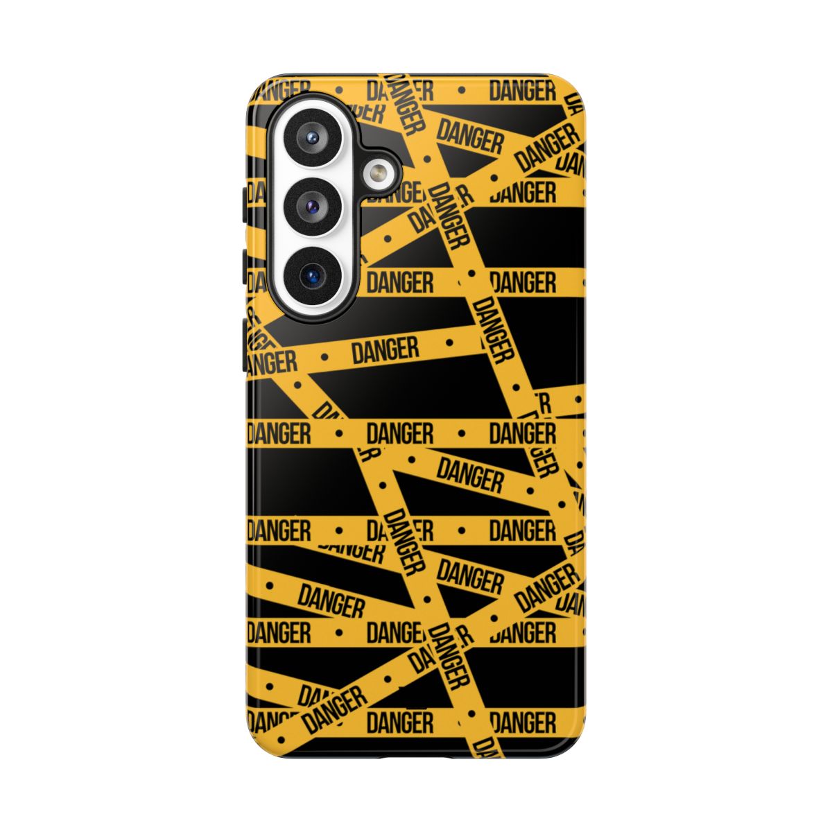 Tough Impact-Resistant Phone Case DANGER TAPE