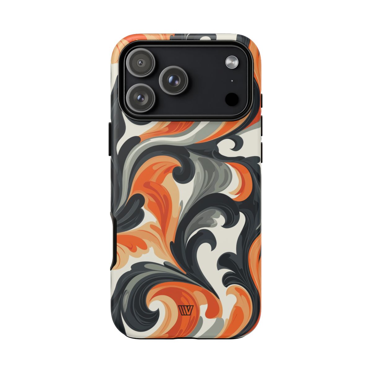 Tough Phone Case Baroque Swirl Polycarbonate Shell Trovvve