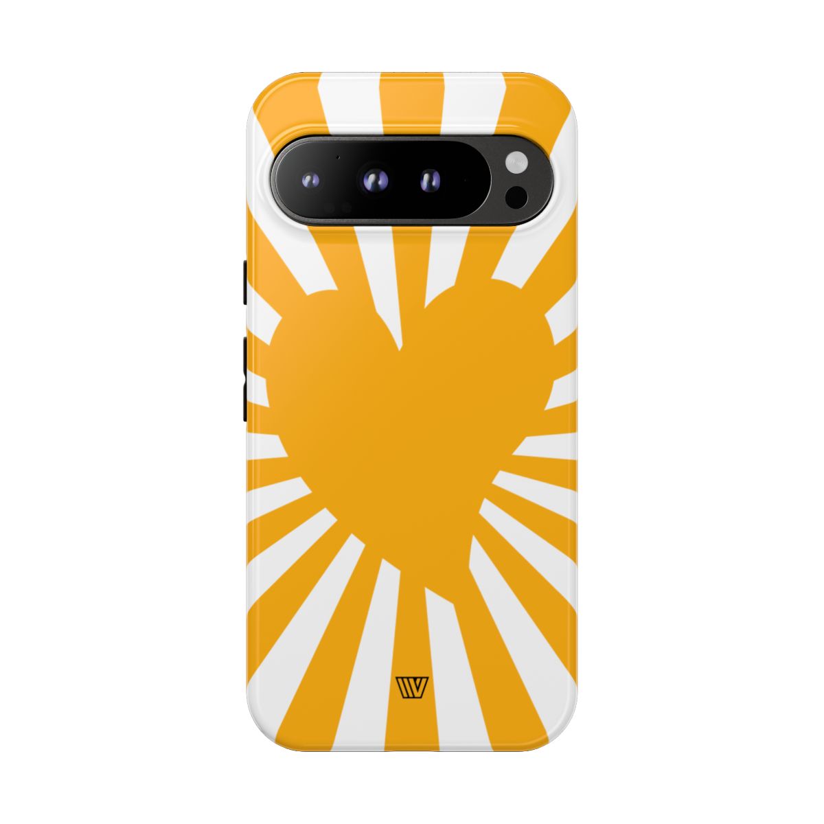 Heart Sun Rays Tough Phone Case with Impact Resistance