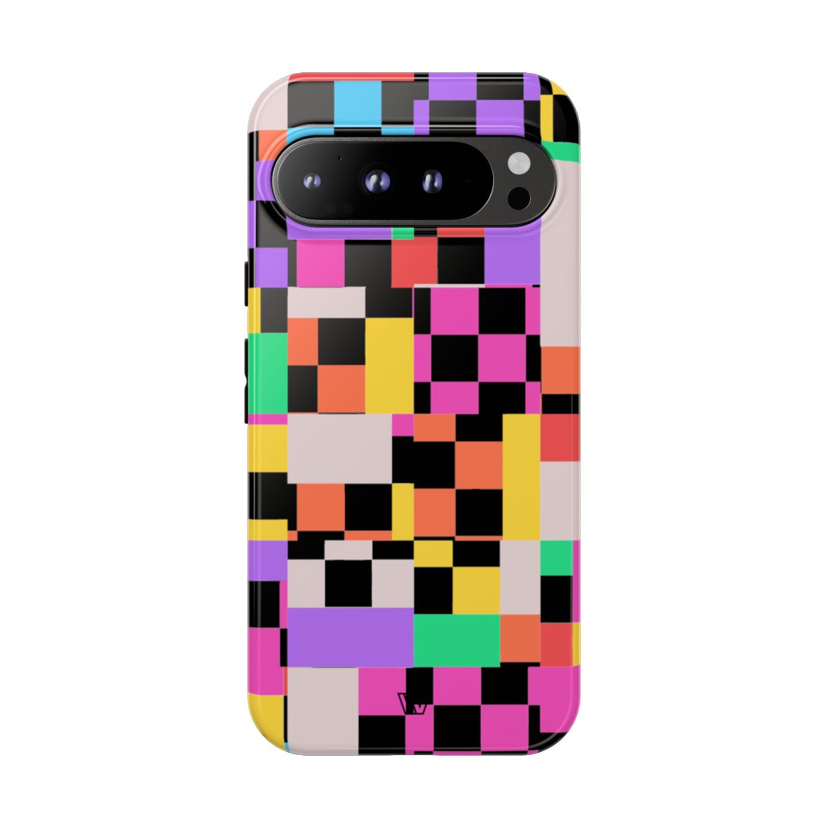 Mashed Up Checkerboard Tough Phone Case
