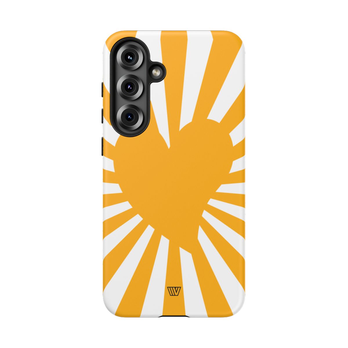 Heart Sun Rays Tough Phone Case with Impact Resistance