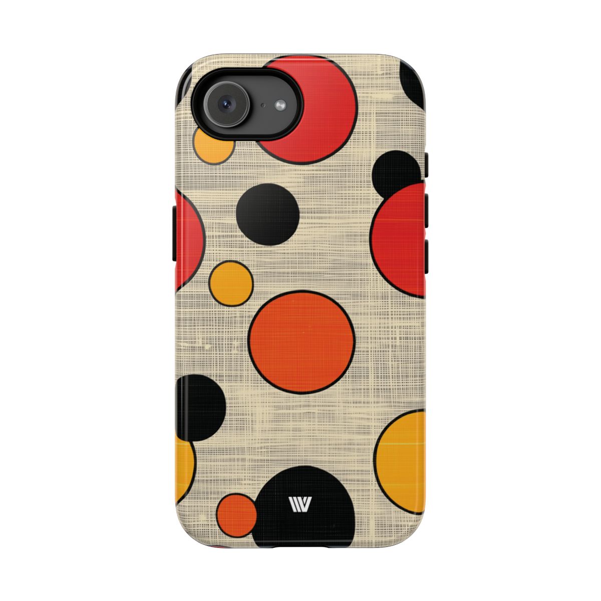 Tough Phone Case Mid-Century Dots Protective Cover