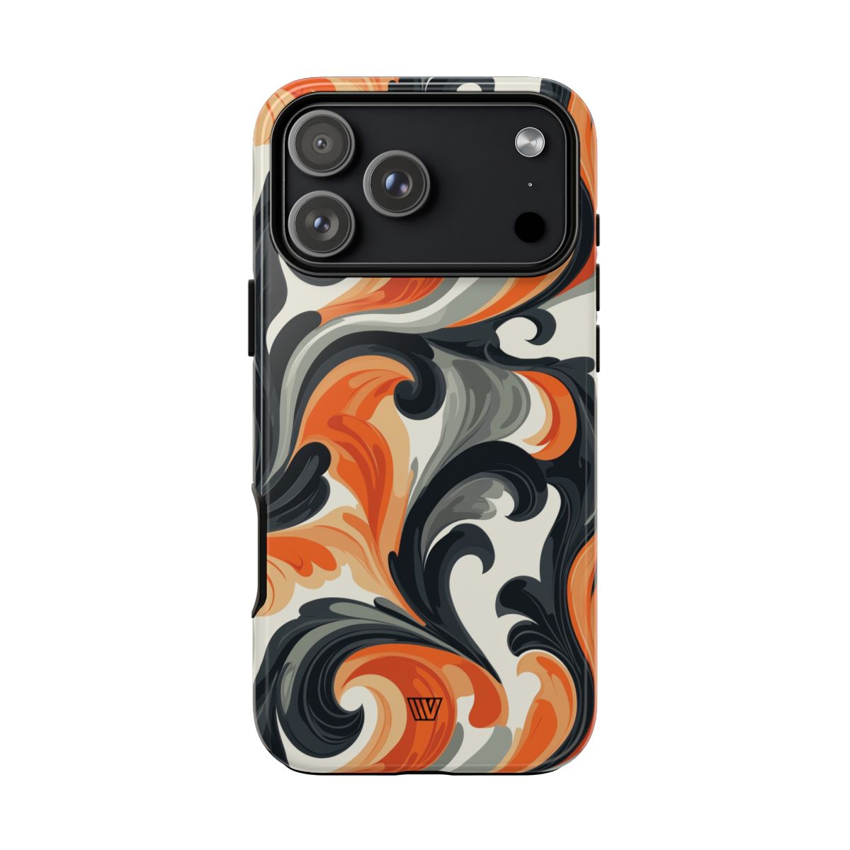 Tough Phone Case Baroque Swirl Polycarbonate Shell Trovvve