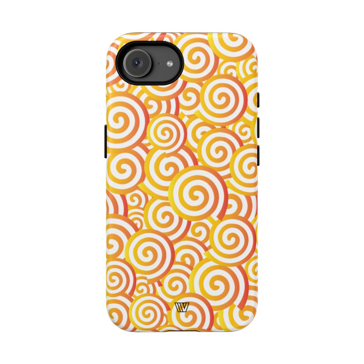 Abstract Spiral Orange Tough Phone Case