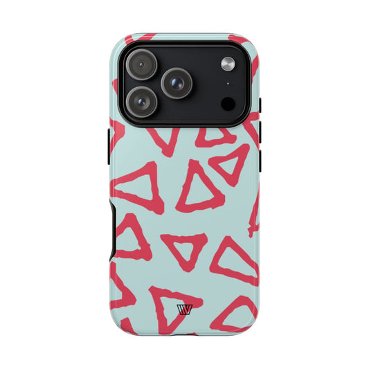 Triangle Doodle Tough Protective Phone Case