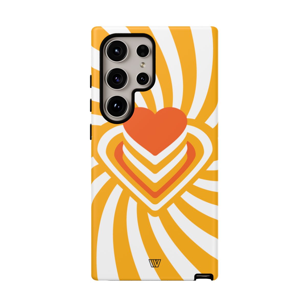 Tough Impact-Resistant Phone Case HEART RAY STACK