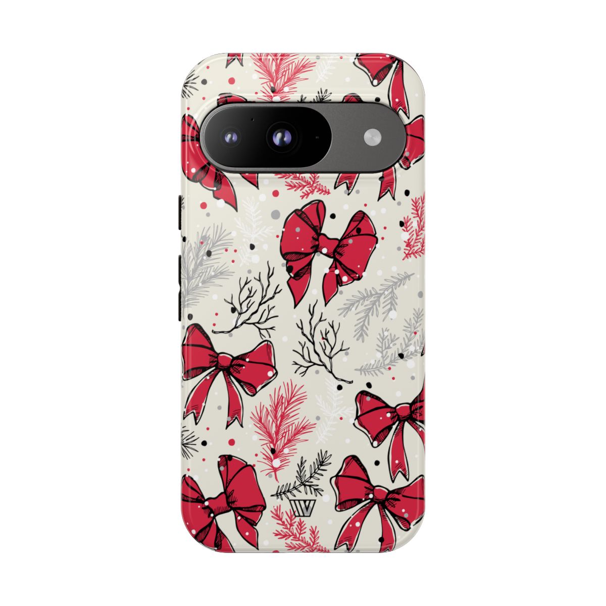 Tough Phone Case Impact-Resistant Dual Layer WINTER BOWS