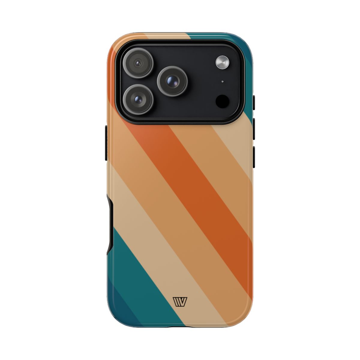 Retro Stripe Tough Phone Case 70s Style