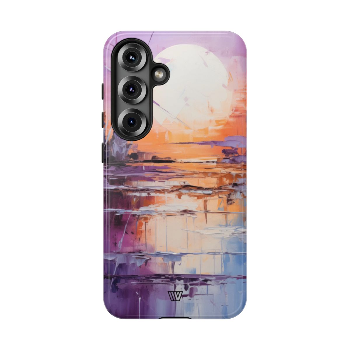 Acrylic Sunset Tough Phone Case Dual-Layer Protection