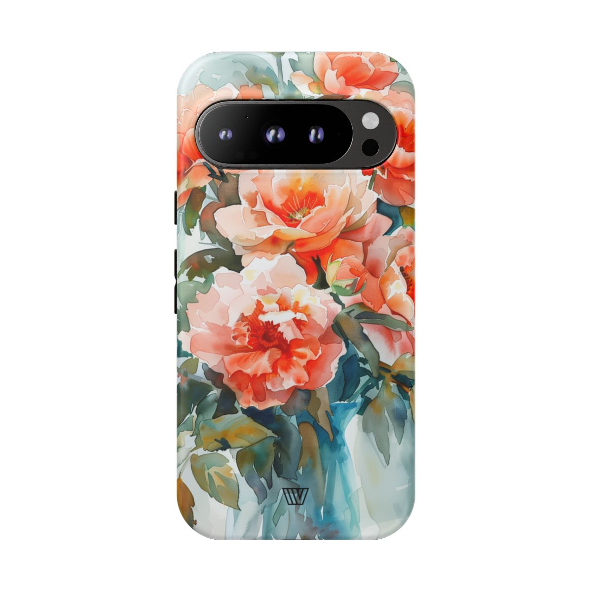 Tough Phone Case Dual-Layer Impact Resistant PEONY DREAMS