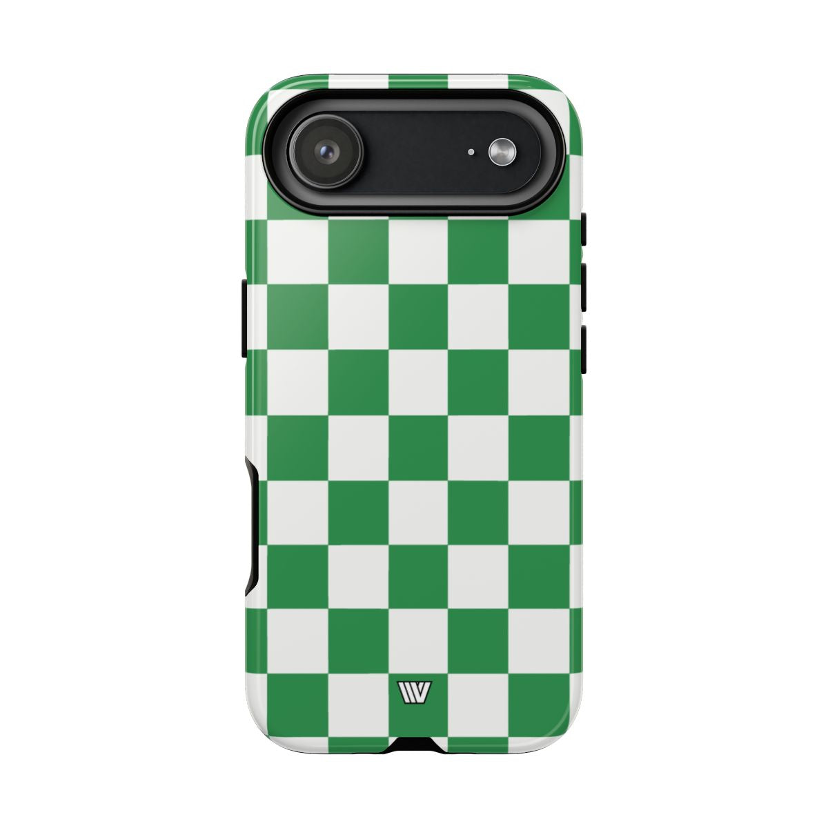 Green White Checkerboard Tough Phone Case
