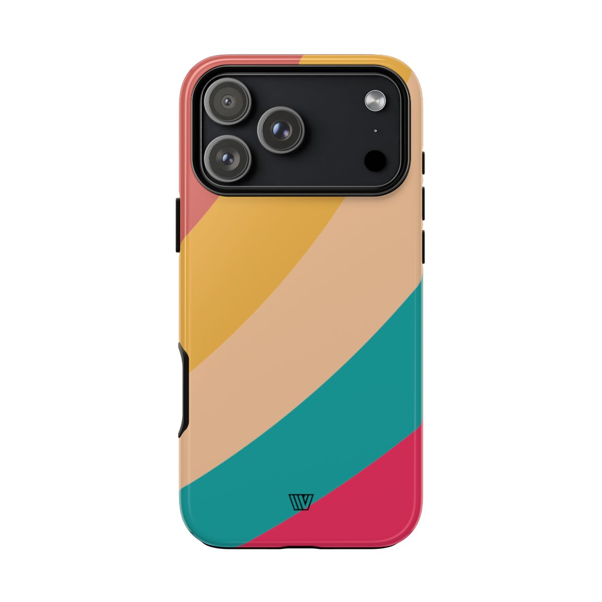 Rainbow Tough Phone Case Durable Impact-Resistant Shell SUMMER BY THE SEA