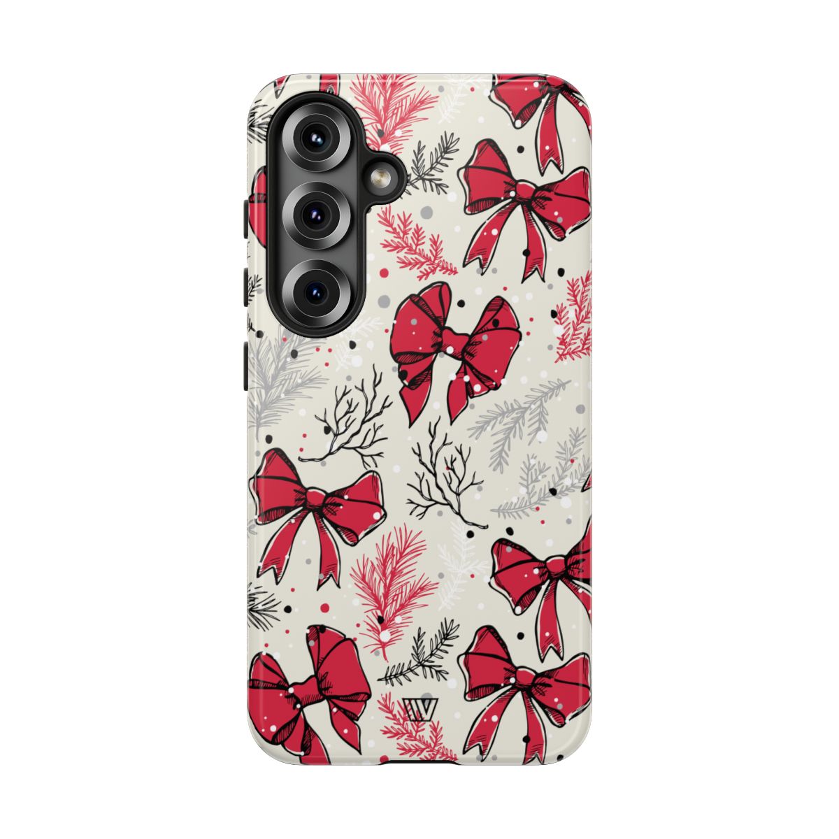 Tough Phone Case Impact-Resistant Dual Layer WINTER BOWS