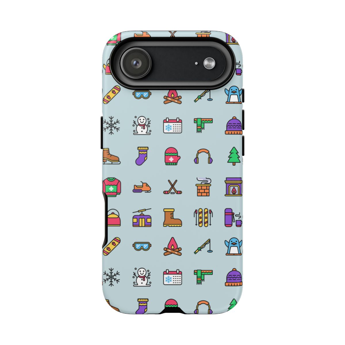 Tough Phone Case Dual-Layer Protective WINTER ICONS