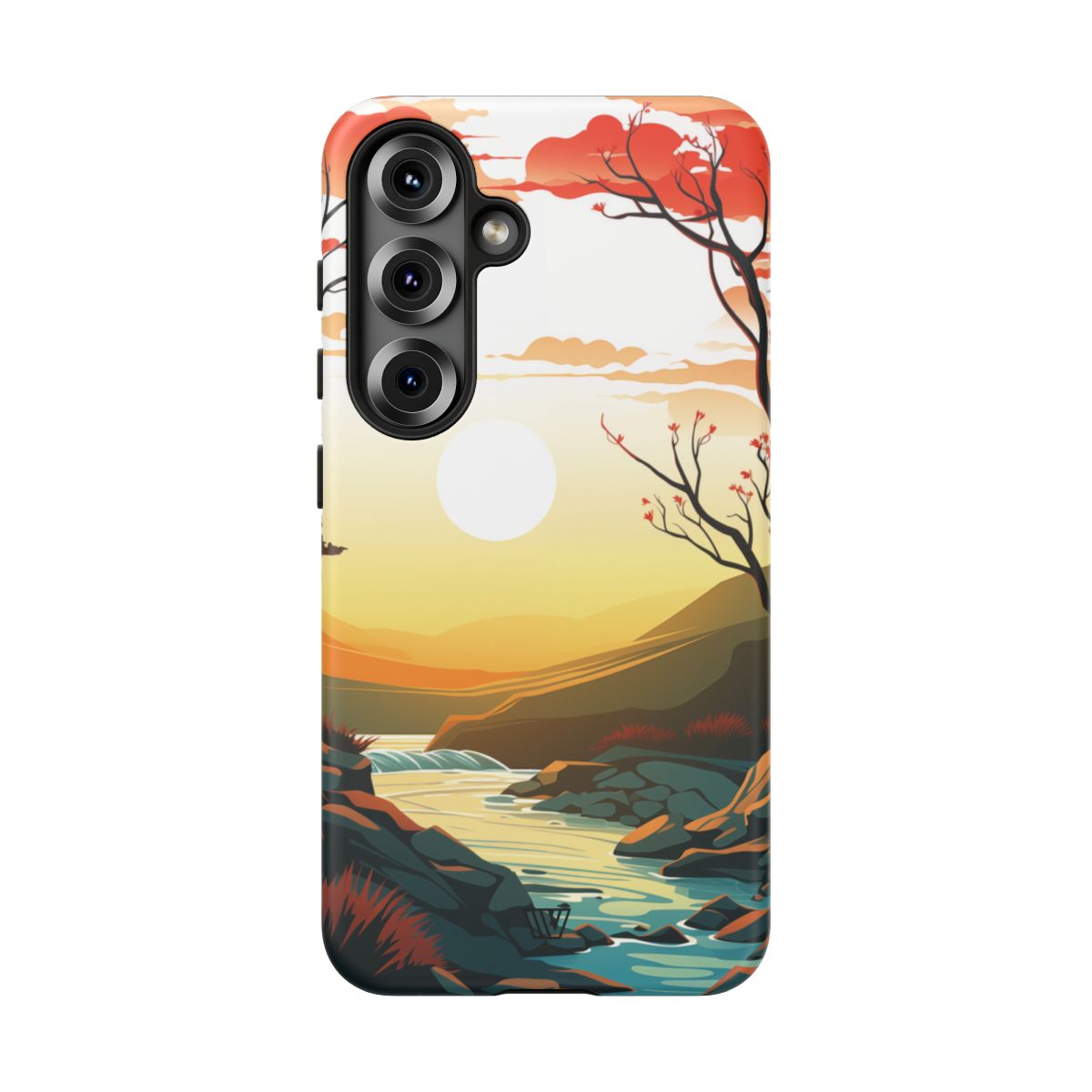 Tough Phone Case Dual-Layer Protection RIVER SUNSET