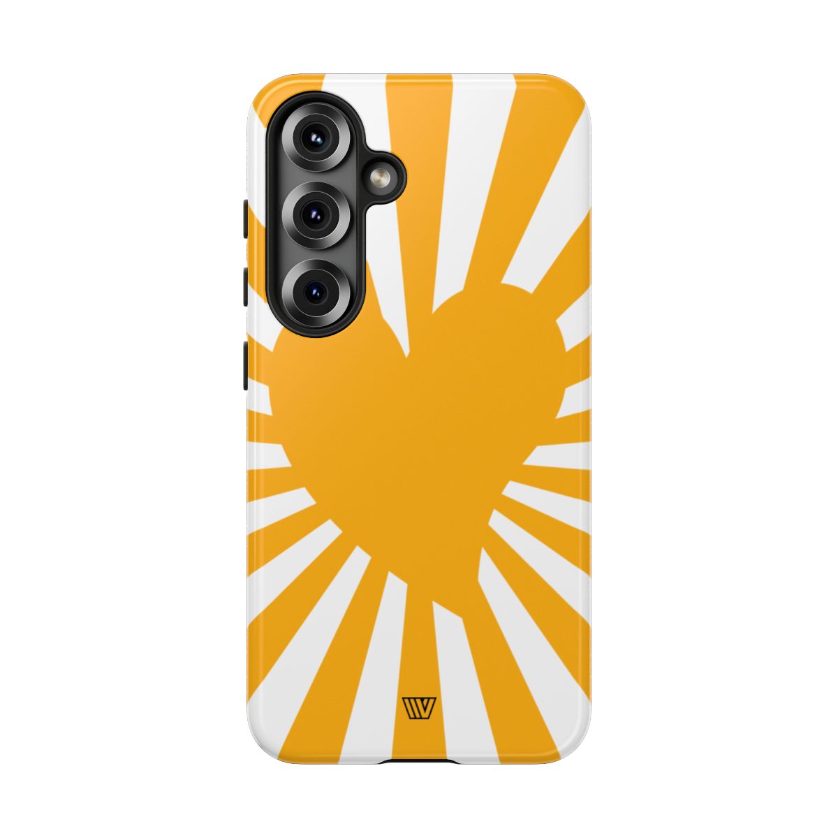 Heart Sun Rays Tough Phone Case with Impact Resistance