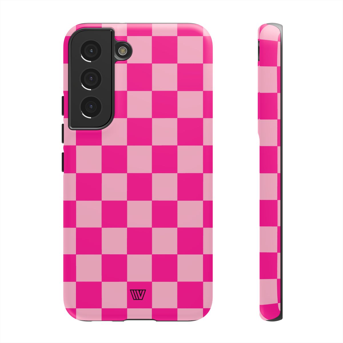 Hot Pink Checkerboard Tough Phone Case Trovvve