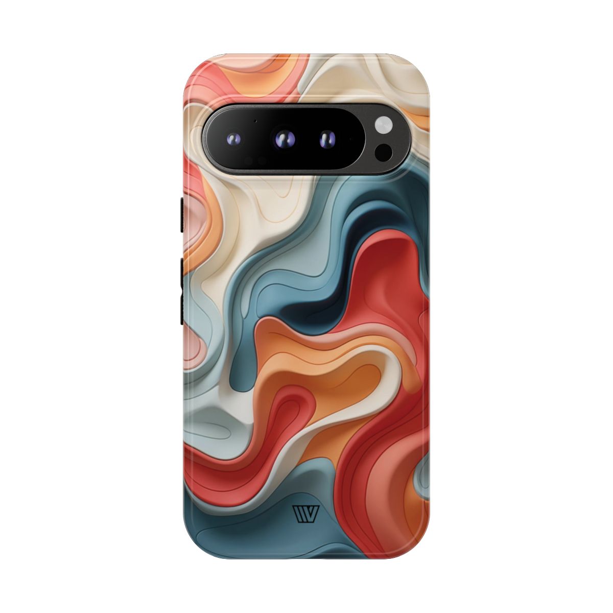 3D Colorful Clay Tough Phone Case