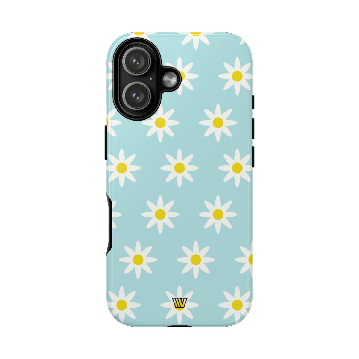 Tough Phone Case Dual Layer Impact Resistant DOODLE DAISY