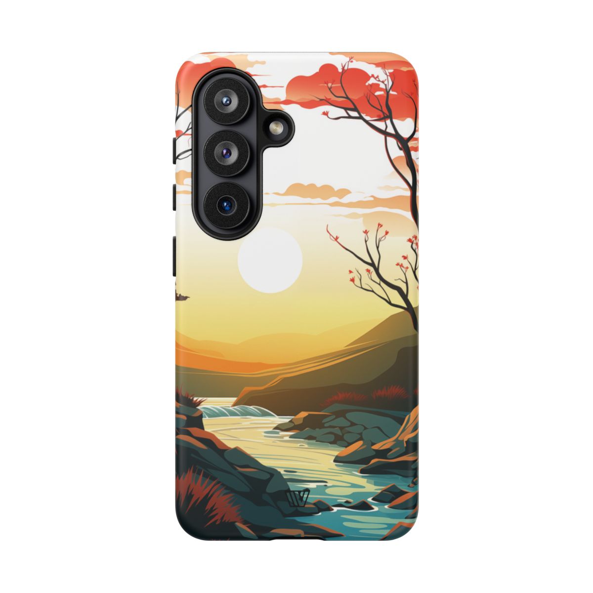 Tough Phone Case Dual-Layer Protection RIVER SUNSET