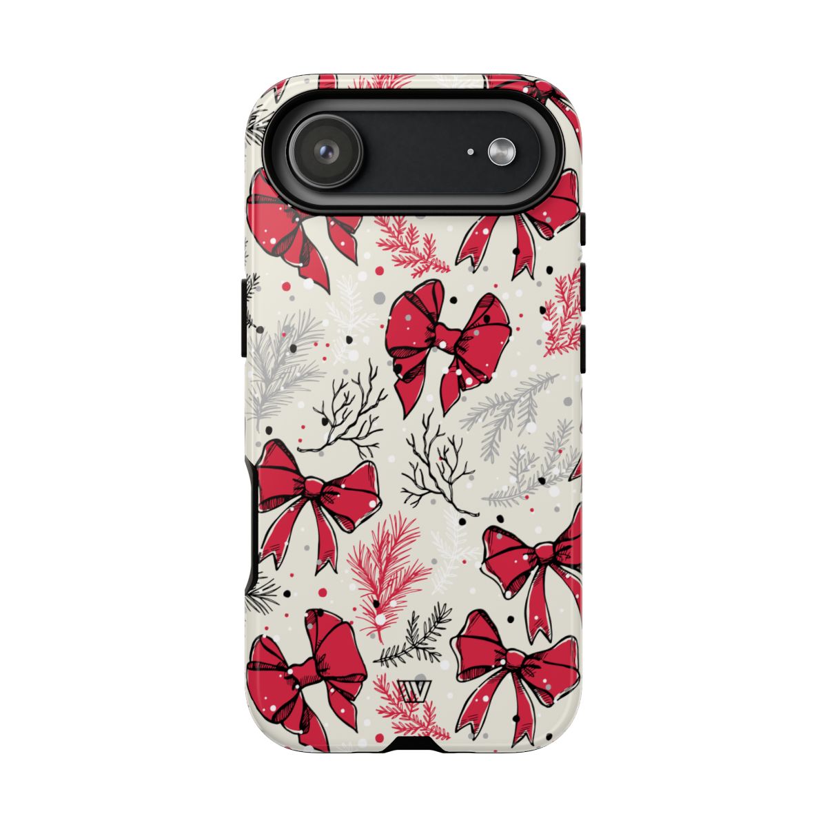 Tough Phone Case Impact-Resistant Dual Layer WINTER BOWS