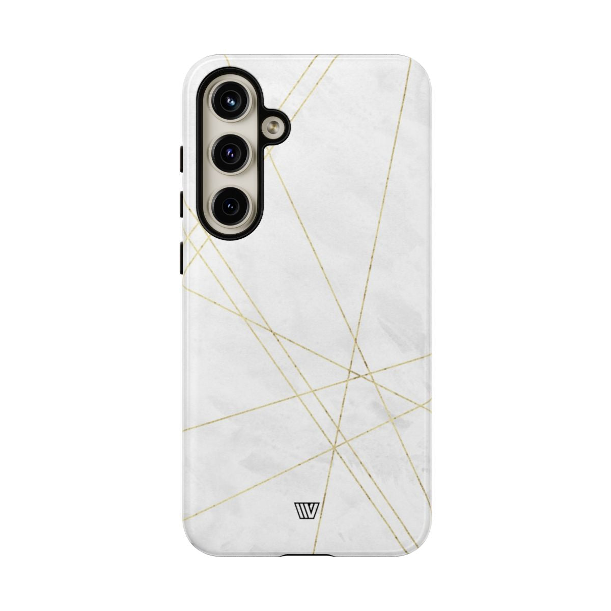 Tough Phone Case Impact Resistant Dual-Layer Shell GOLD LINES