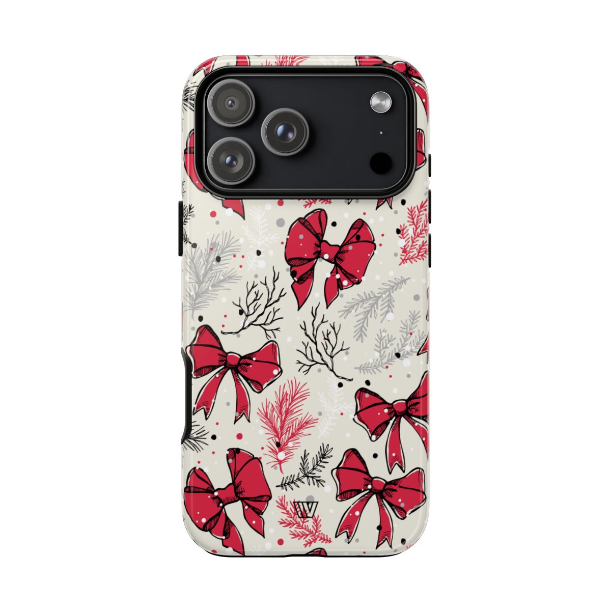 Tough Phone Case Impact-Resistant Dual Layer WINTER BOWS