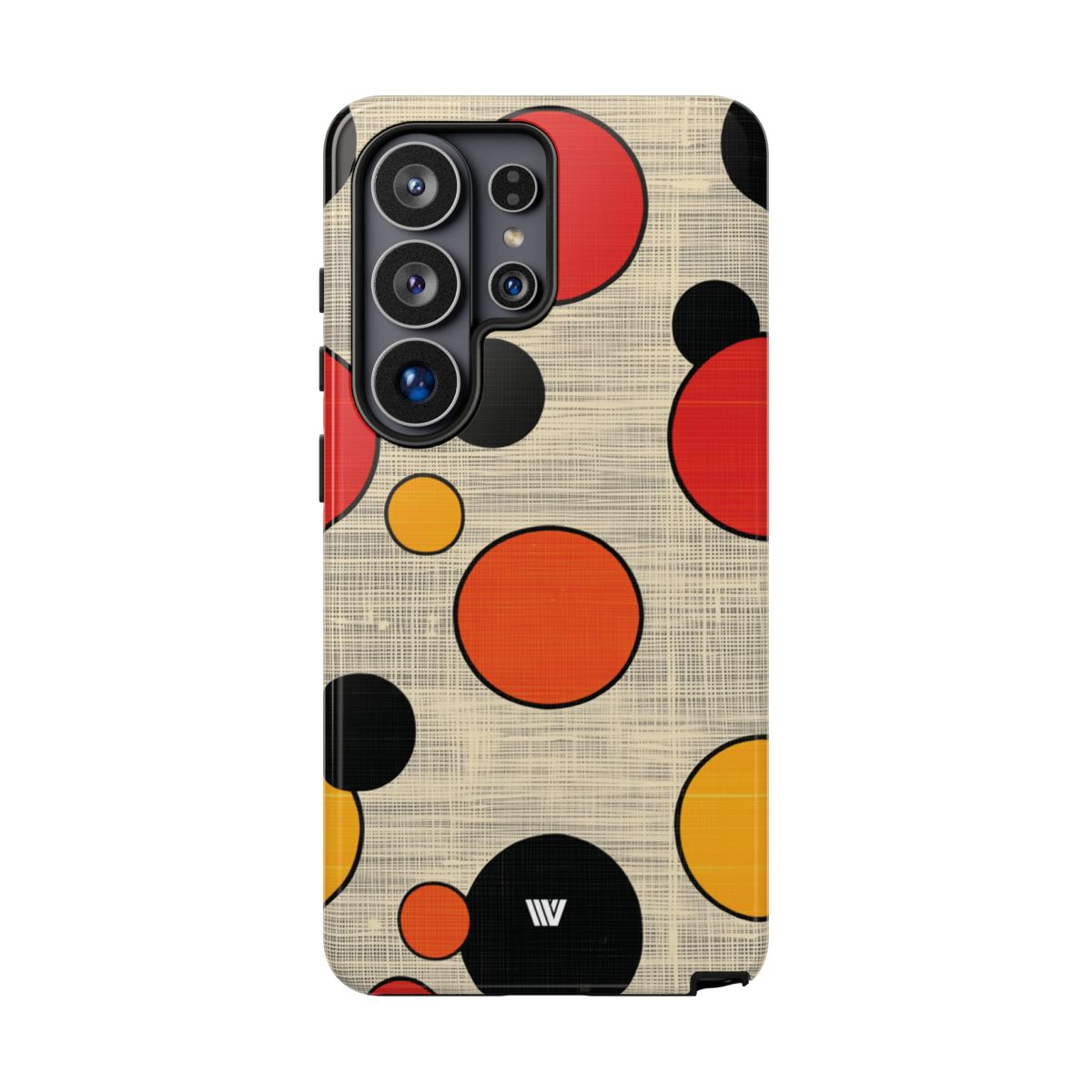 Tough Phone Case Mid-Century Dots Protective Cover