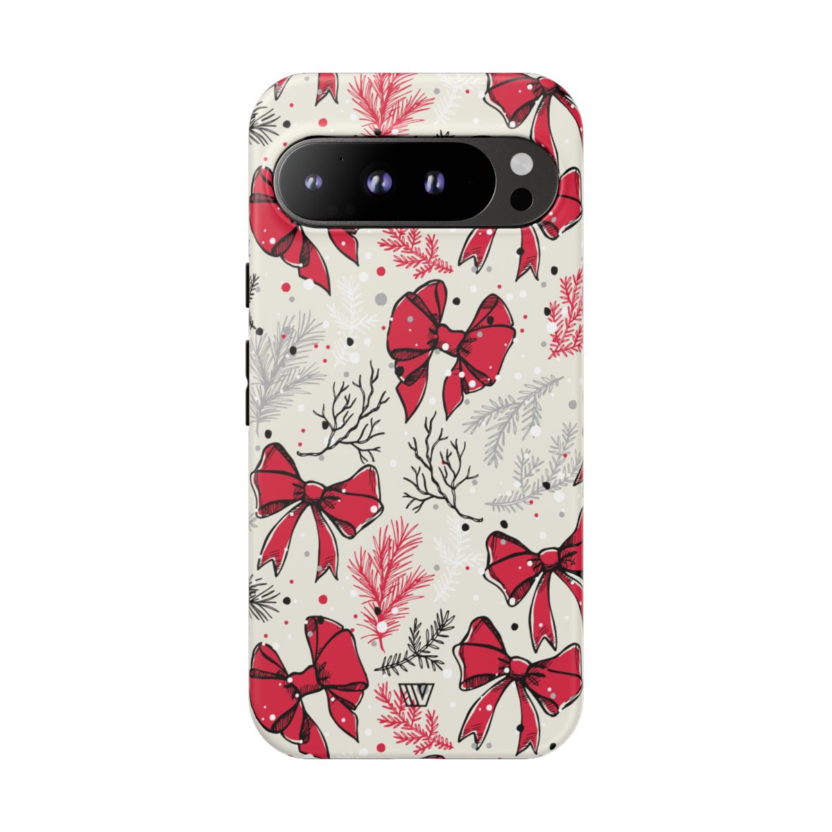 Tough Phone Case Impact-Resistant Dual Layer WINTER BOWS