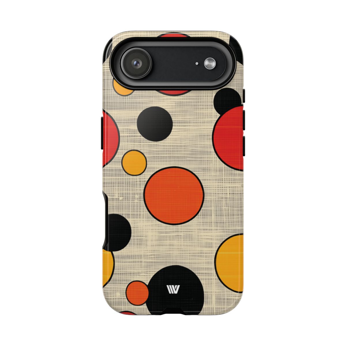 Tough Phone Case Mid-Century Dots Protective Cover