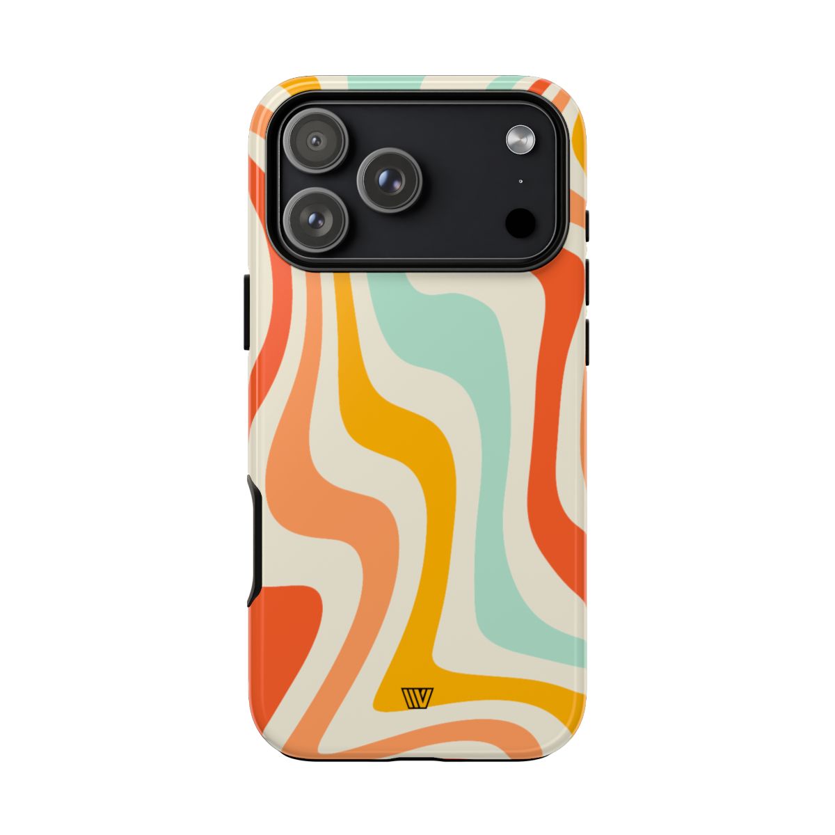 Retro Groovy Swirls Tough Phone Case