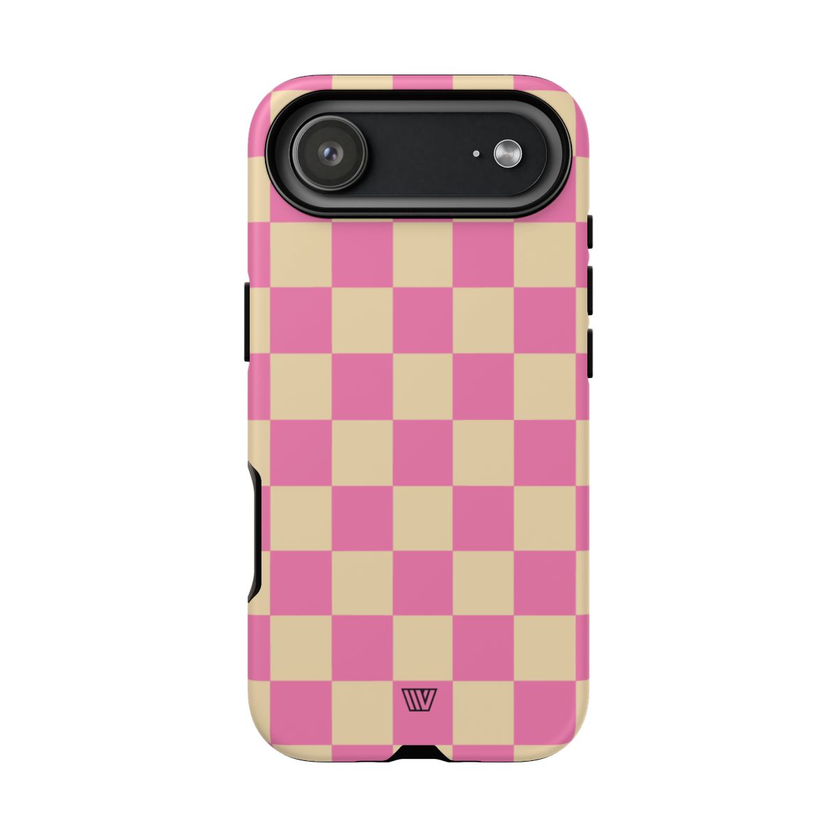 Pink Tan Checkered Tough Phone Case Trovvve