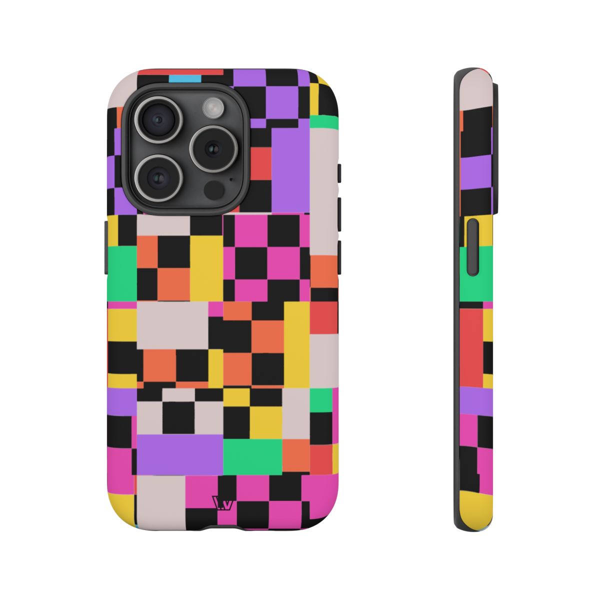 Mashed Up Checkerboard Tough Phone Case