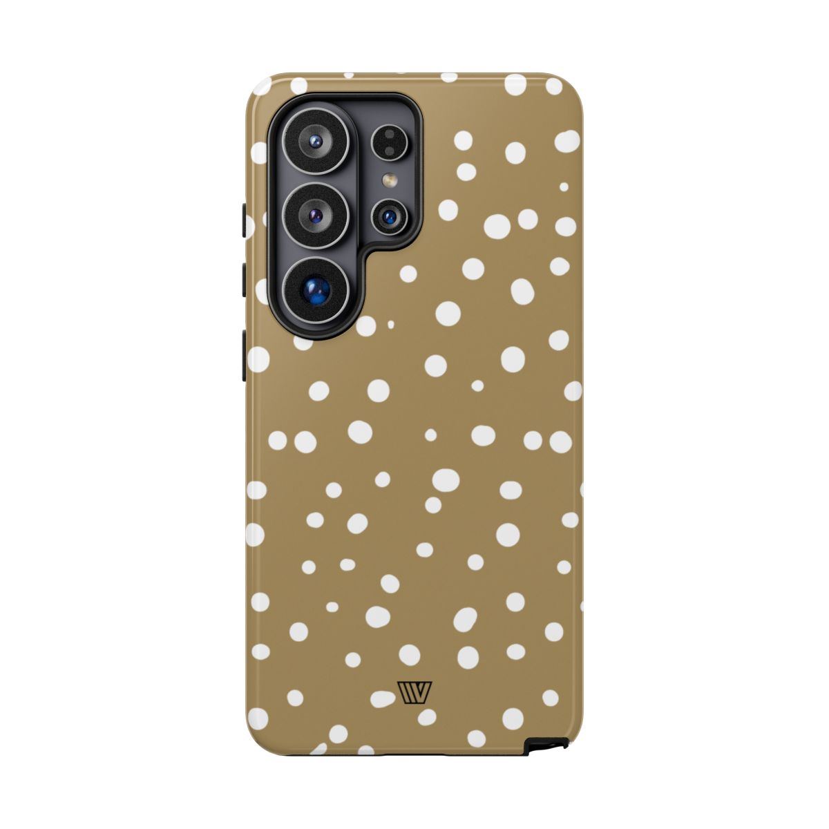 Dark Beige Dots Tough Phone Case