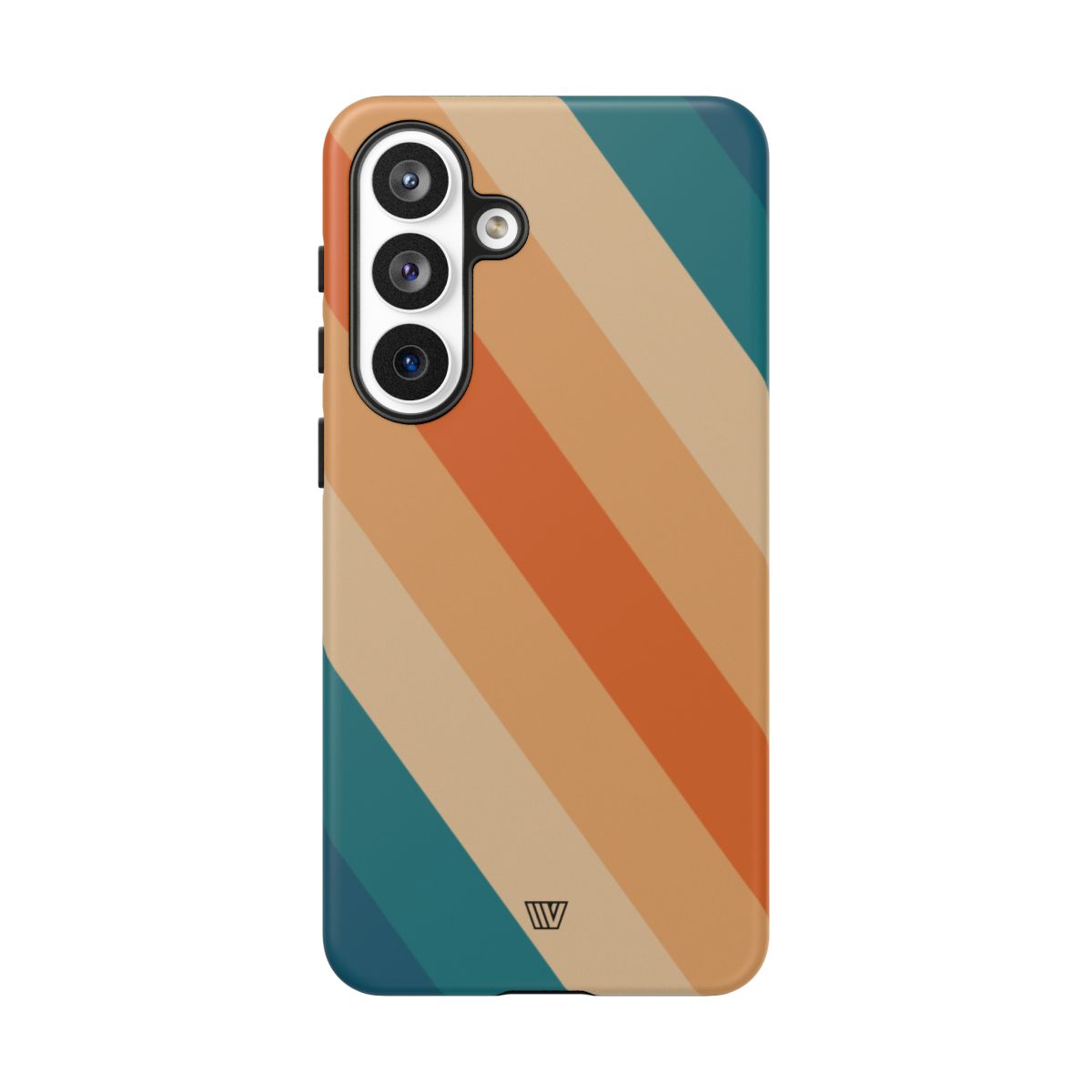 Retro Stripe Tough Phone Case 70s Style