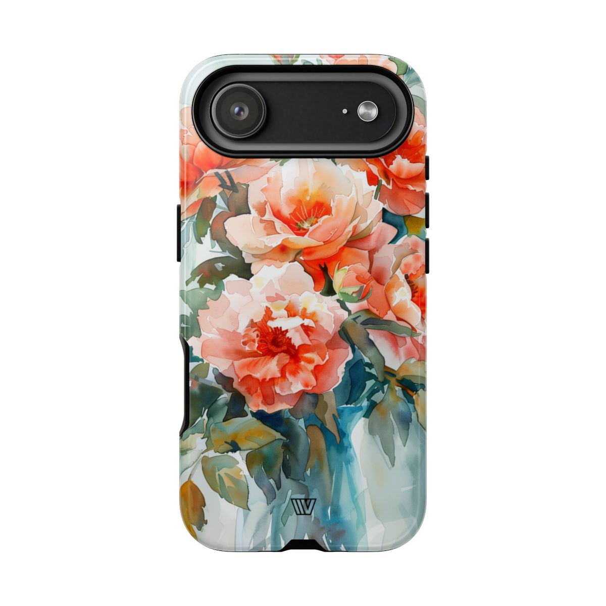 Tough Phone Case Dual-Layer Impact Resistant PEONY DREAMS